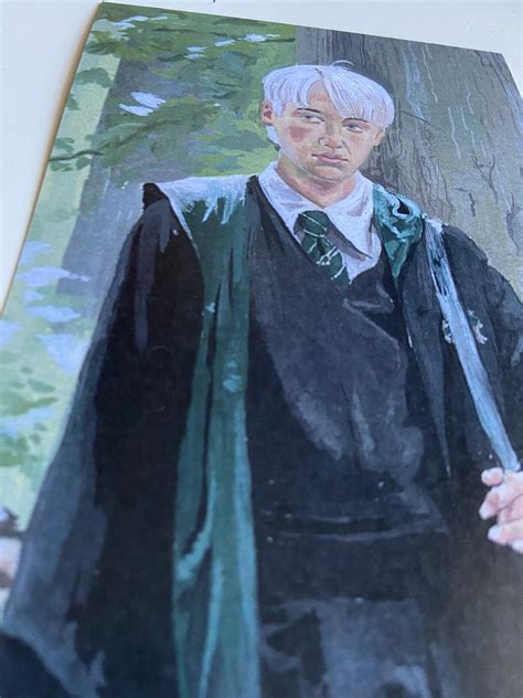 Third Year Draco Malfoy Print Etsy