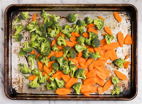 Roasted Broccoli And Carrots With Parmesan