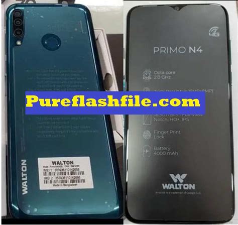 Walton Primo N4 Flash File 100 Tested Customer Care Firmware Pure