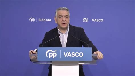 Pp Vasco Dice Que Pnv Pse Eh Bildu Y Podemos Son Marcas De Un Mismo