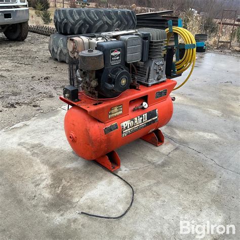 Devilbiss Pro Air Ii Gas Portable Air Compressor Bigiron Auctions