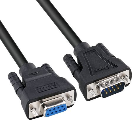 Buy DTech DB9 RS232 Serial Cable Male To Female Extension Null Modem