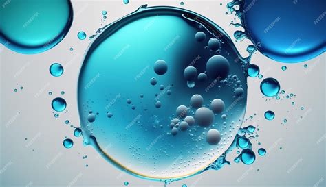 Premium Ai Image Generative Ai Technology Abstract Water Drop Background