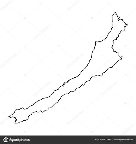 West Coast Region Map Administrative Division New Zealand Vector ...