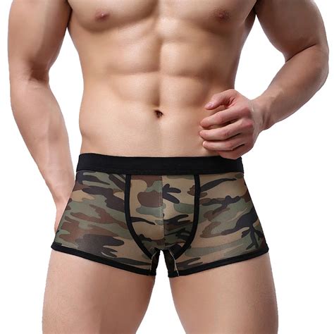 Buy Camouflage Underwear Men Boxer Ropa Interior