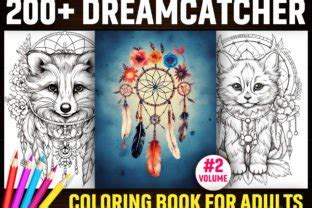 Dreamcatcher Coloring Pages For Adults Graphic By E A G L E Creative