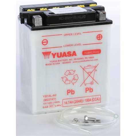 Yuasa Conventional Battery YB14L A2 YUAM2214YIND Yuasa Batteries At