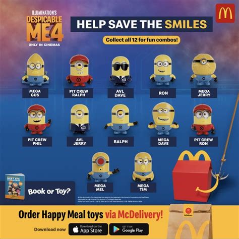 Mcdonald S Happy Meal Despicable Me Toy Mega Gus June Hobbies