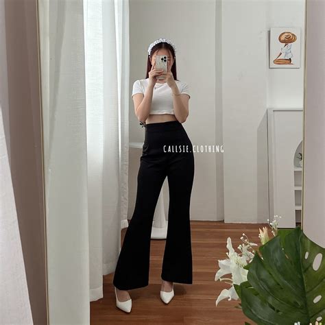 Jual Callsie Samara Cullote Pants Scuba Highwaist Bawahan