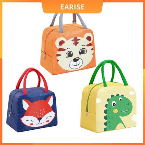 Jual EARISE Lunch Bag TAHAN PANAS Bento Tas Penyimpanan Kotak Makanan