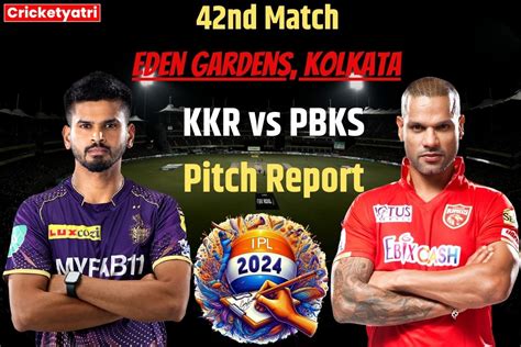 Kkr Vs Pbks Pitch Report ईडेन गार्डन्स में आज कोलकाता से टक्कर लेने