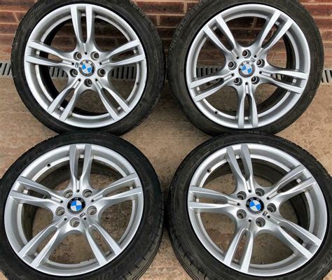 BMW 3 Series F30 18 Inch M Sport Alloy Wheels 5 X 120 Genuine OEM