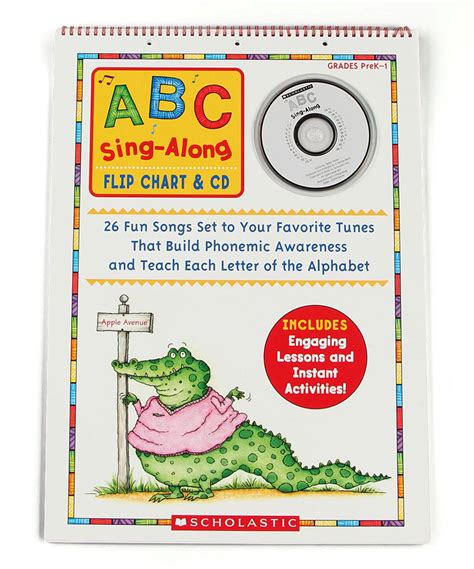 This Abc Sing Along Flip Chart And Cd By Scholastic Teaching Resources Is Perfect Zulilyfinds