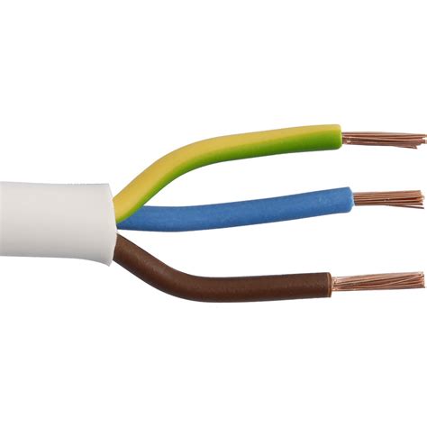 Huishoudkabel H05VV-F 20m 3x1,5mm2 wit