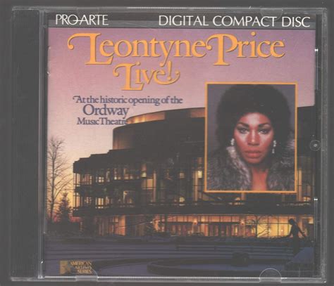 Buy Leontyne Price Live At Ordway Music Theater Online At Low Prices In