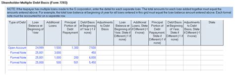 How To Complete Form 7203 In Lacerte