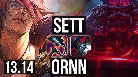 Sett Vs Ornn Top 1900 Games 1 5m Mastery 4 2 7 Euw Grandmaster