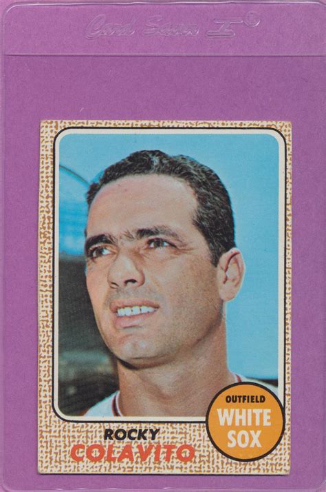 Milton Bradley Topps Rocky Colavito Card Ex Ex Mt Ebay