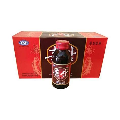 Nước Hồng Sâm Hàn Quốc Hộp 10 Chai X 100ml