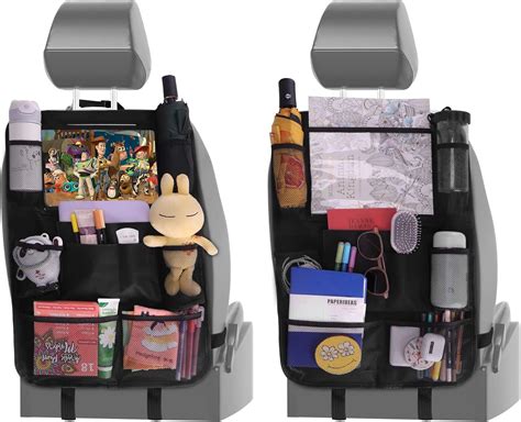 Komsepor Organisateur Voiture Enfant 2 Pcs Organisateur De Voiture