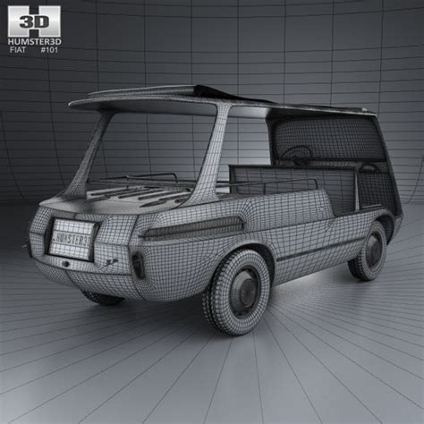 3D Fiat 600 Multipla TurboSquid 1251063