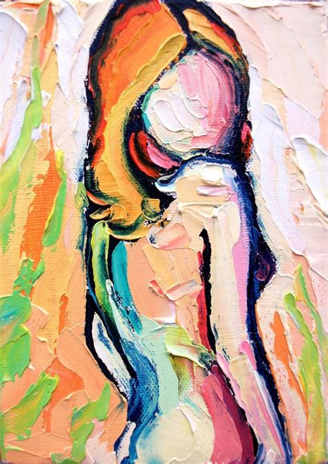 Femme Large X Abstract Nude Print Reproduction By Aja Ebsq Etsy