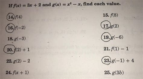 [answered] If F X 3x 2 And G X X² X Find Each Value 14 F 4