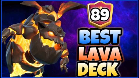 Top 90 Ladder With Best LaVaLoOn Deck Clash Royale YouTube