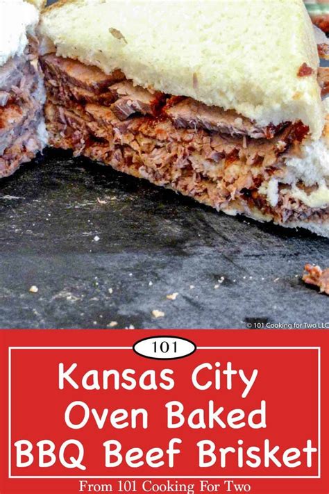 Kansas City Oven Baked BBQ Beef Brisket | 101 Cooking For Two