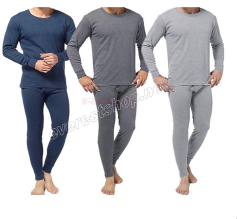 Thermal Long Underwear For Men Assorted Sizes And Colors 12 Pcs Everest