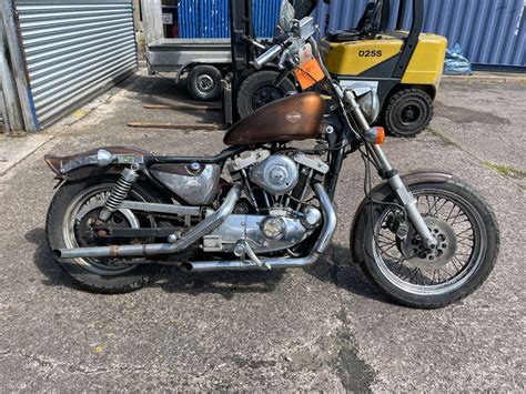 1983 Harley Davidson 1000cc Ironhead Sportster Xlx Running Project