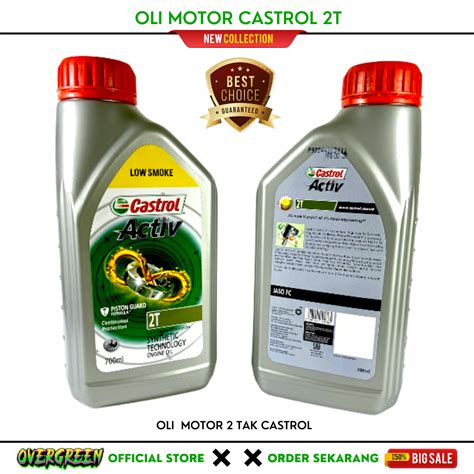 OLI SAMPING CASTROL ACTIV LOW SMOKE 2T 0 7L Lazada Indonesia