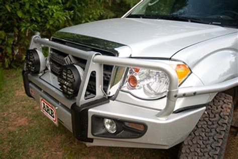 Arb Deluxe Full Width Front Winch Hd Bumper With Brush Guard