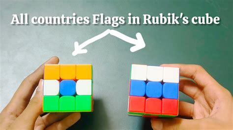 All Countries Flags In Rubik S Cube How To Make Flags In Cube