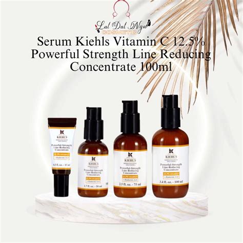 Serum Kiehls Vitamin C 125 Powerful Strength Line Reducing Concentrate 100ml Shopee Việt Nam