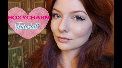 November BoxyCharm GRWM Review Purple Hair YouTube