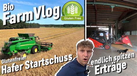 Wir Dreschen Glutenfreies Getreide Mit T Ha Vlog Youtube