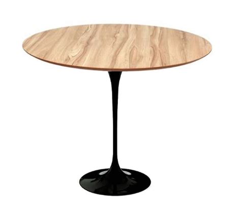 Mesa De Jantar Tulipa Saarinen Redonda 70 Cm Tampo Nogueira Personal