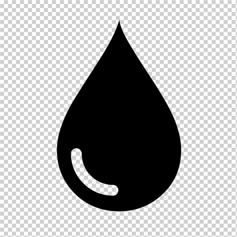 Iconos De Computadora Caen Gota De Agua Diverso Soltar Negro Png