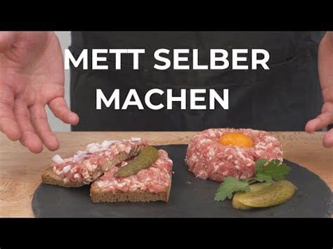 Mett selber machen Thüringer Mett Hackepeter schnell zu Hause