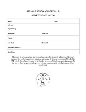 Fillable Online Saac Membership Application Pdf Fax Email Print Pdffiller