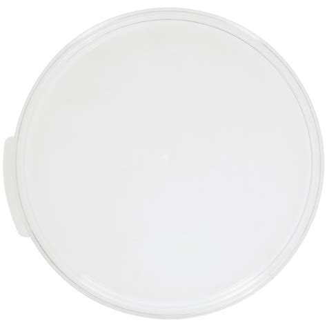 Cambro Camwear® 1 Qt Translucent Plastic Round Lid 5 34dia