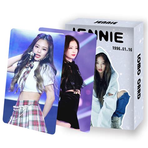 Thẻ Lomo Card Blackpink Bo Góc Jennie Album Thần Tượng Kpop Áo Chùm