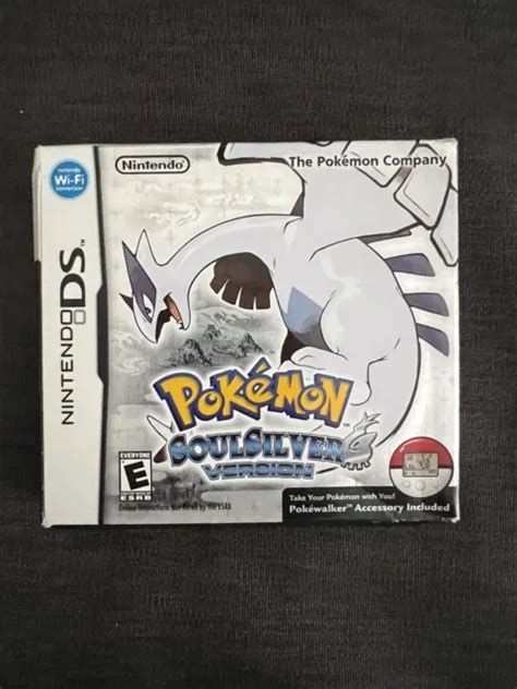 Pok Mon Soulsilver Nintendo Ds Authentique Complet Dans Sa Bo Te Cib