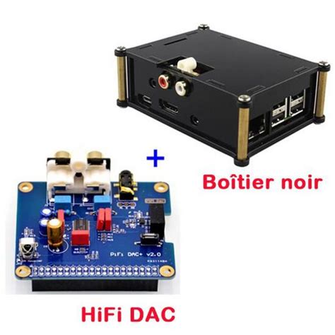 Hifi Dac Audio Carte Son Module I S Interface Bo Tier Noir Pour