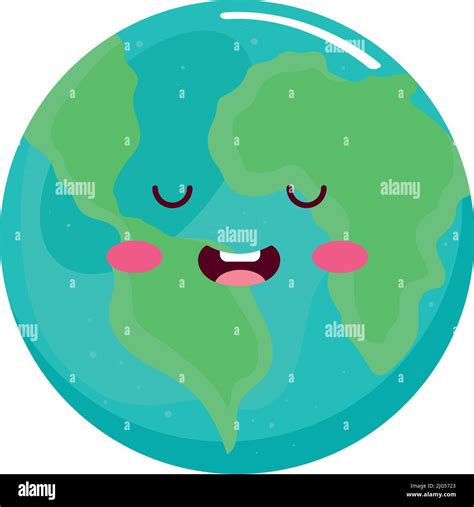 World Planet Earth Emoji Stock Vector Image Art Alamy