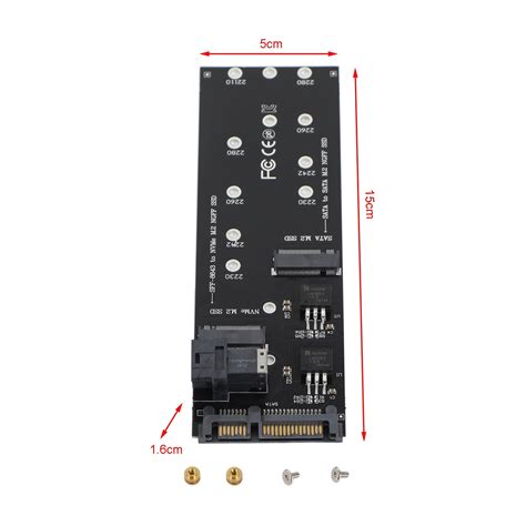 Sff To U Kit Ngff M Key To Hd Mini Sas Nvme Pcie Ssd Sata Adapter