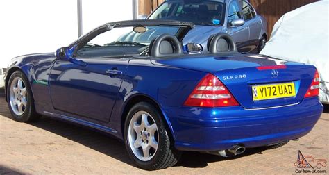 2001 MERCEDES SLK 230 KOMPRESSOR AUTOMATIC BLUE METALLIC