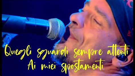 Eros Ramazzotti Un Altra Te Live With Italian Lyrics Youtube