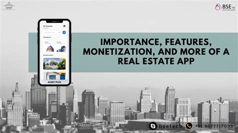 Importance Features Monetization And More Of A Real Estate App